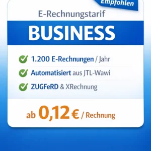 JTL HPHock E-Rechnungstarif Business