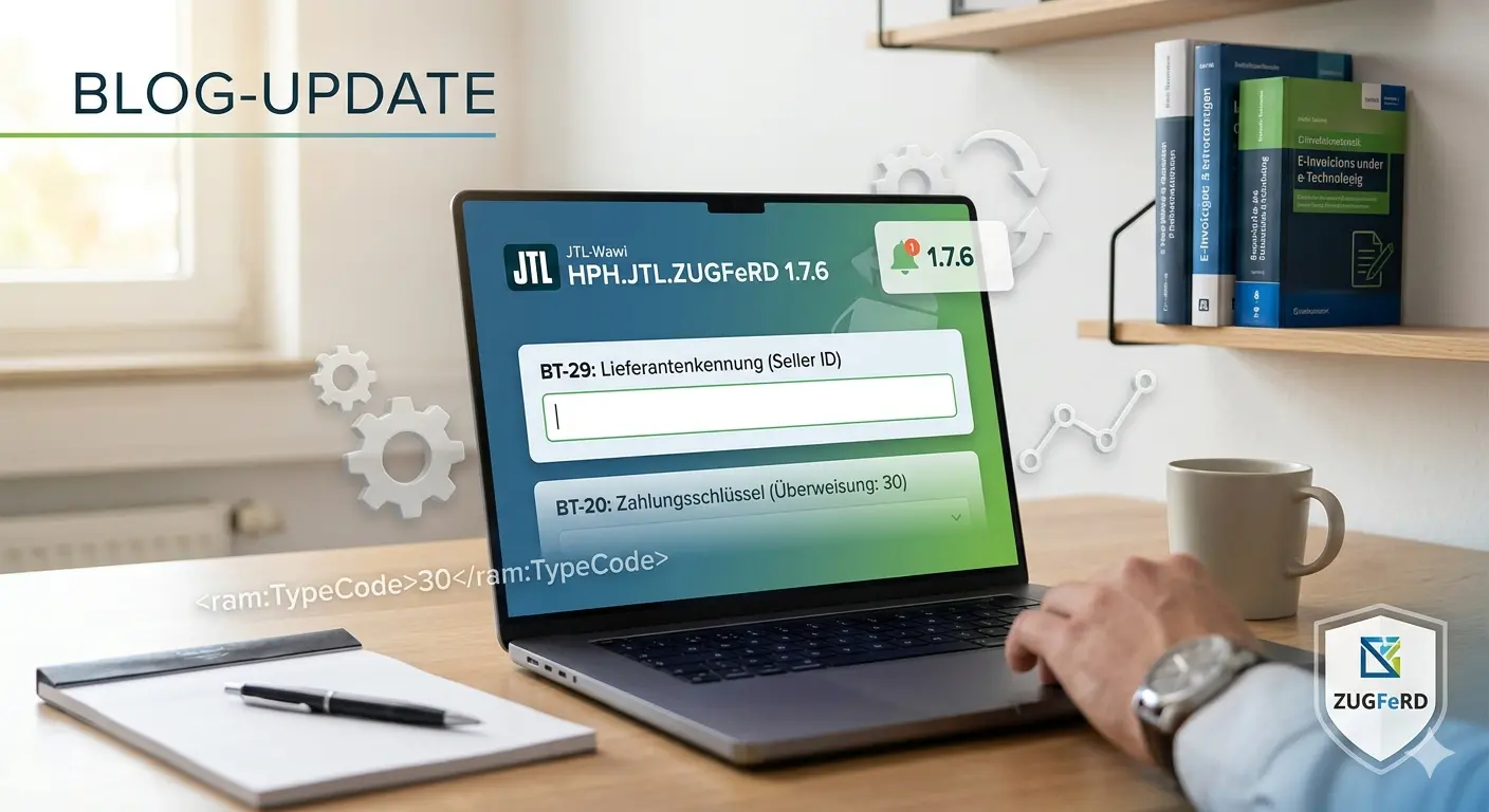 Update für X-Rechnung & ZUGFeRD: Höhere Prozess-Qualität mit Version 1.7.6